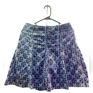 Athleta Floral Geometric Print Whatever Skort